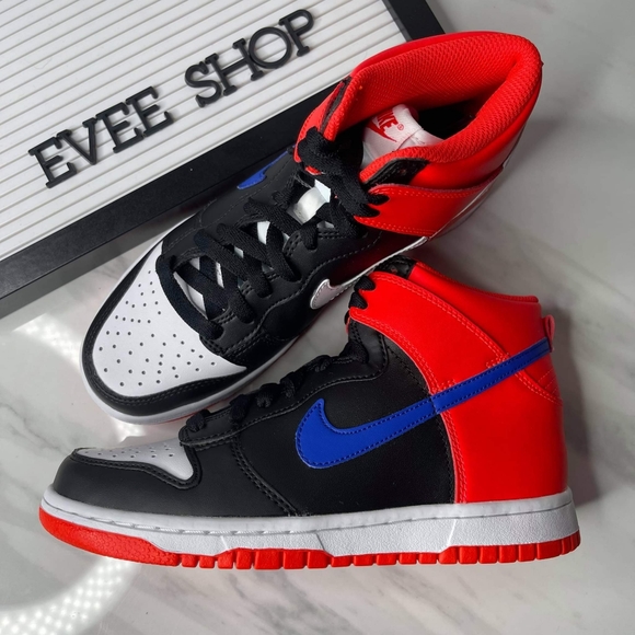 Nike Dunk High - Orange White Black Blue ๐งก๐ค๐ - Picture 4 of 4